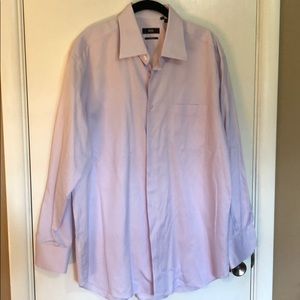Boss Men’s Dress shirt purple and white L
